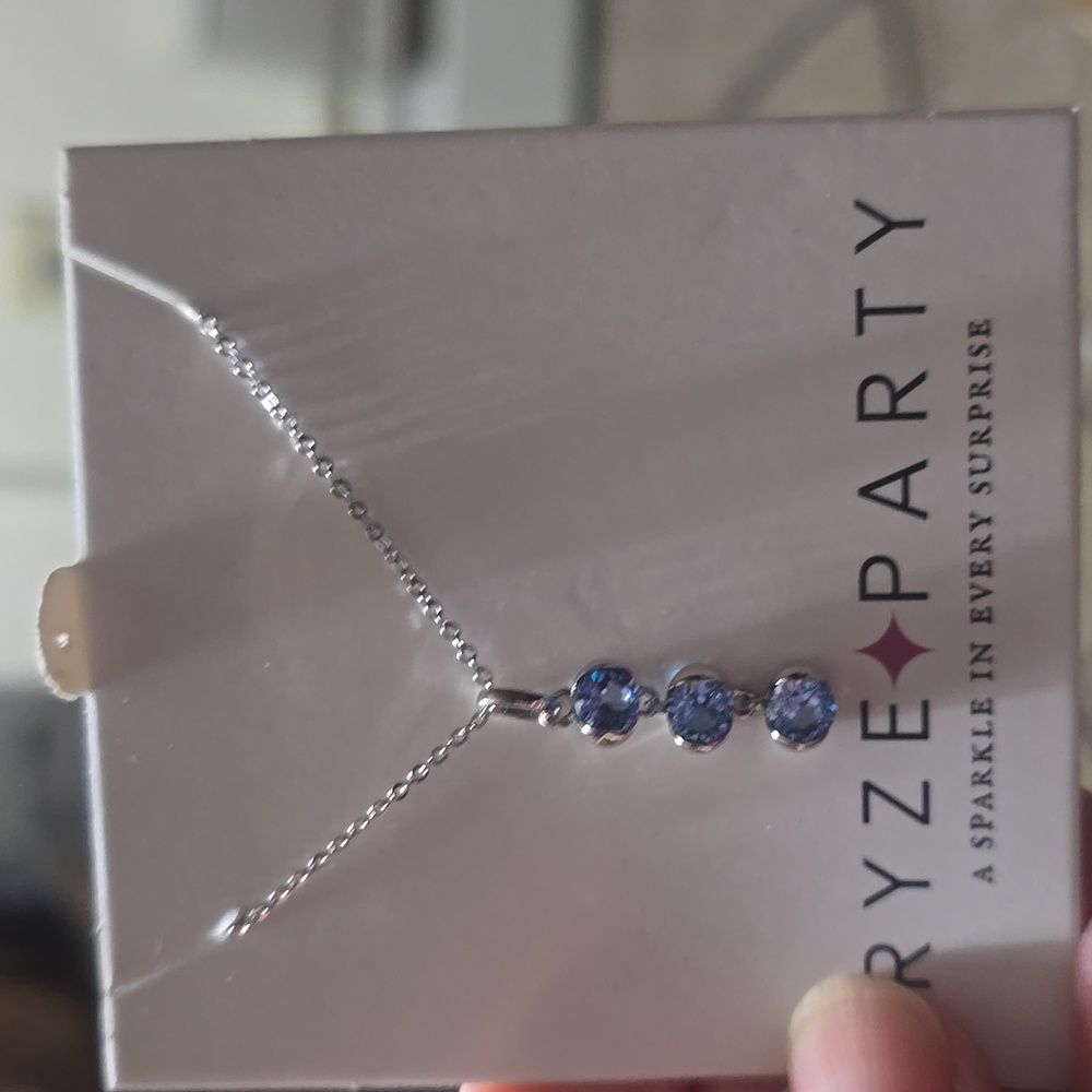 New With Box Ryze Sterling Silver Necklace. - Picture 3 of 3